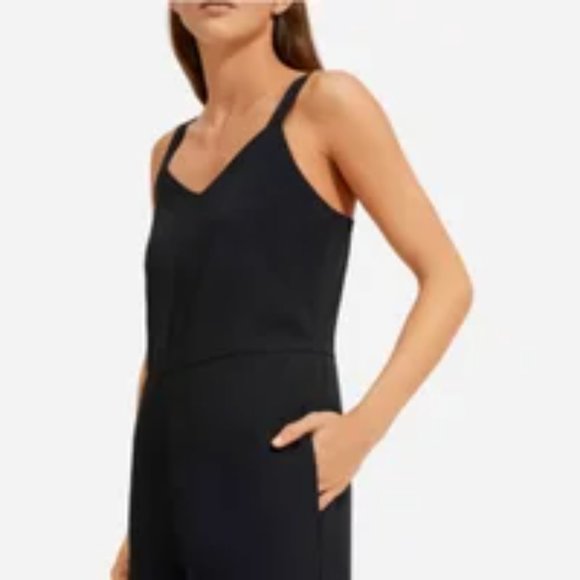 Everlane Japanese GoWeave Slip Jumpsuit Black Size 8 #F-JMPS-TRI-SLP-SL - FLAWED - Picture 5 of 16